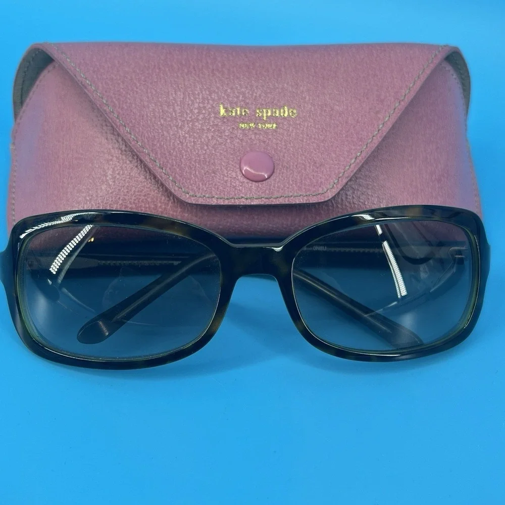 Kate‎ Spade Rachel/S 0N8U Women's Sunglasses – Tortoise Frame with Pink Case